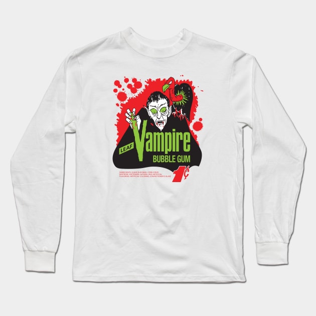 Vampire Bubble Gum Long Sleeve T-Shirt by Chewbaccadoll